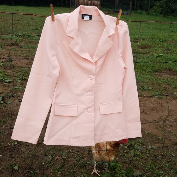 modern essentials Jackets & Coats Beautiful Peach Jacket Poshmark